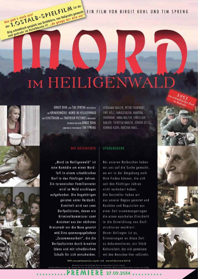 Das Filmplakat zu Mord im Heiligenwald hier zum Download